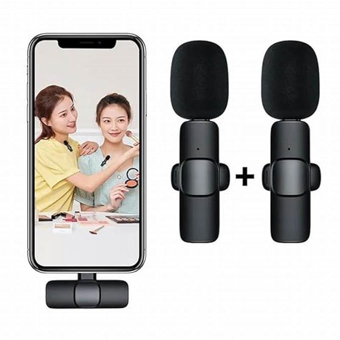K9 Dual Wireless Microphone For Smartphones