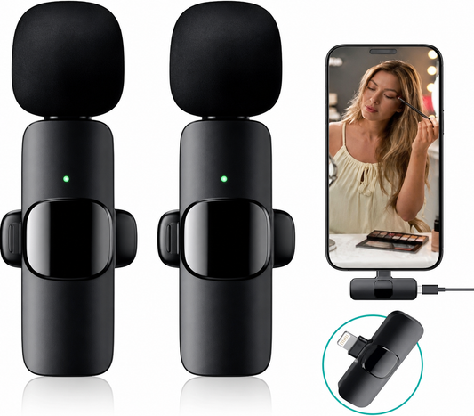 K9 Dual Wireless Microphone For Smartphones