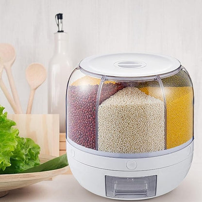 Rotating grain dispenser