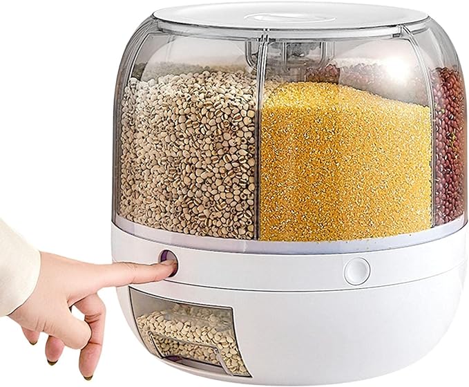 Rotating grain dispenser