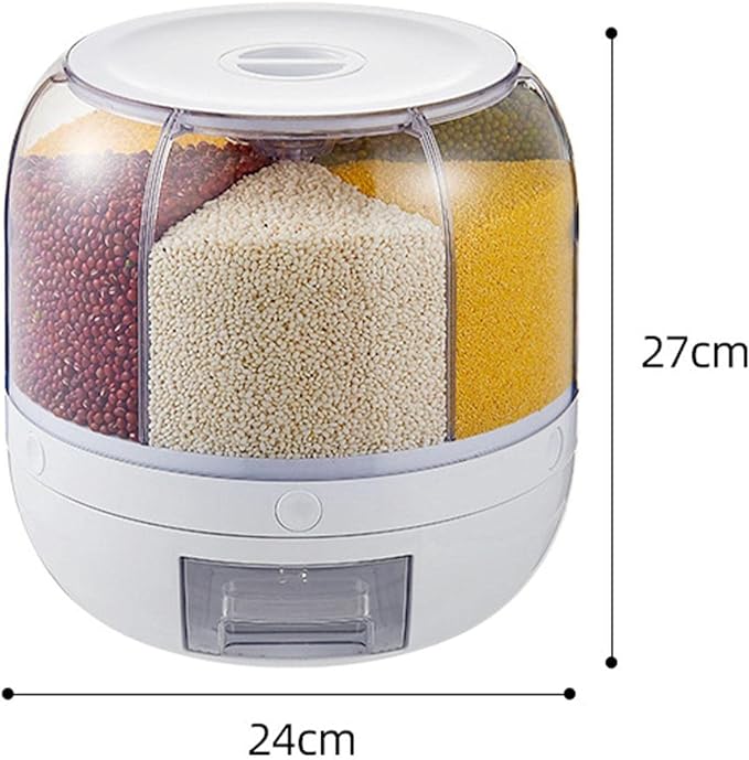 Rotating grain dispenser
